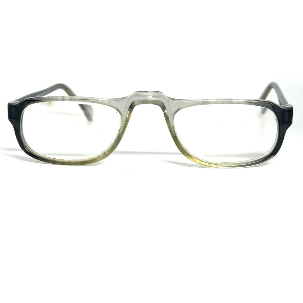 ClearVision Flexit 721 Grey Gradient Rectangular Eyeglass Frames 52-26-150